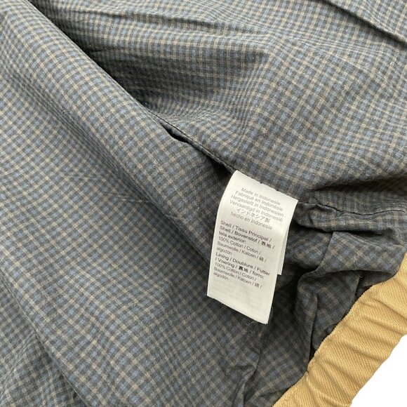 J.Crew Harrington Jacket Mens Medium Khaki Cotton Twill Zip Lined Bomber BJ059 - Picture 9 of 15